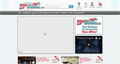 Desktop Screenshot of bonpourcadeau.com